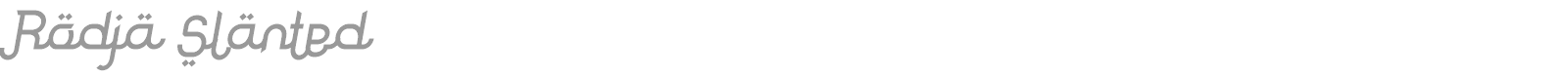Rodja font preview
